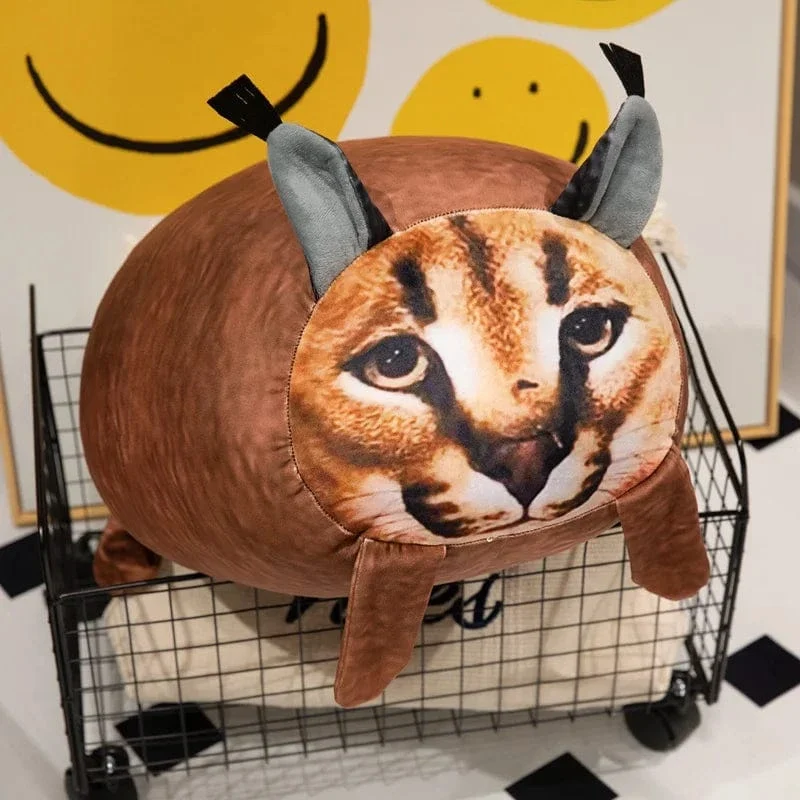 Lustige hässliche Katze Plüsch Kawaii Flauschiges weiches Stofftier Sofakissen Entzückende Raumdekoration Wohnkultur Weihnachtsgeschenke Kindergeschenke