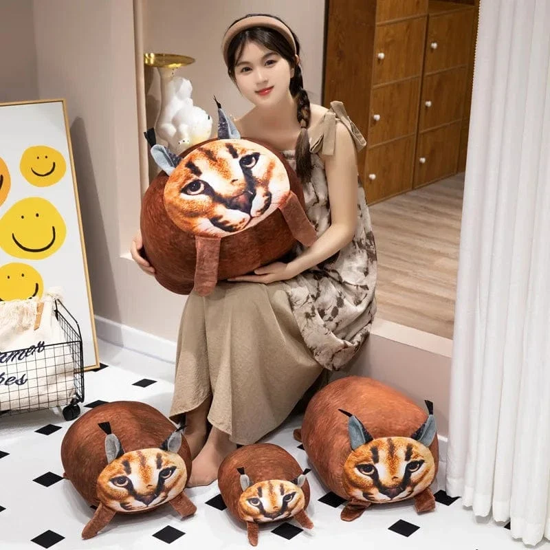 Lustige hässliche Katze Plüsch Kawaii Flauschiges weiches Stofftier Sofakissen Entzückende Raumdekoration Wohnkultur Weihnachtsgeschenke Kindergeschenke