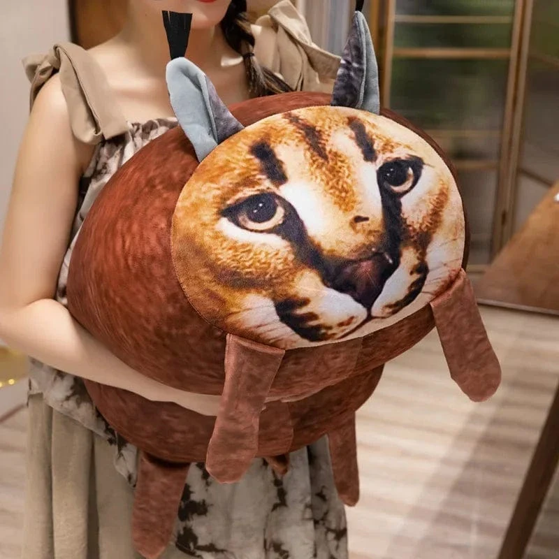 Lustige hässliche Katze Plüsch Kawaii Flauschiges weiches Stofftier Sofakissen Entzückende Raumdekoration Wohnkultur Weihnachtsgeschenke Kindergeschenke