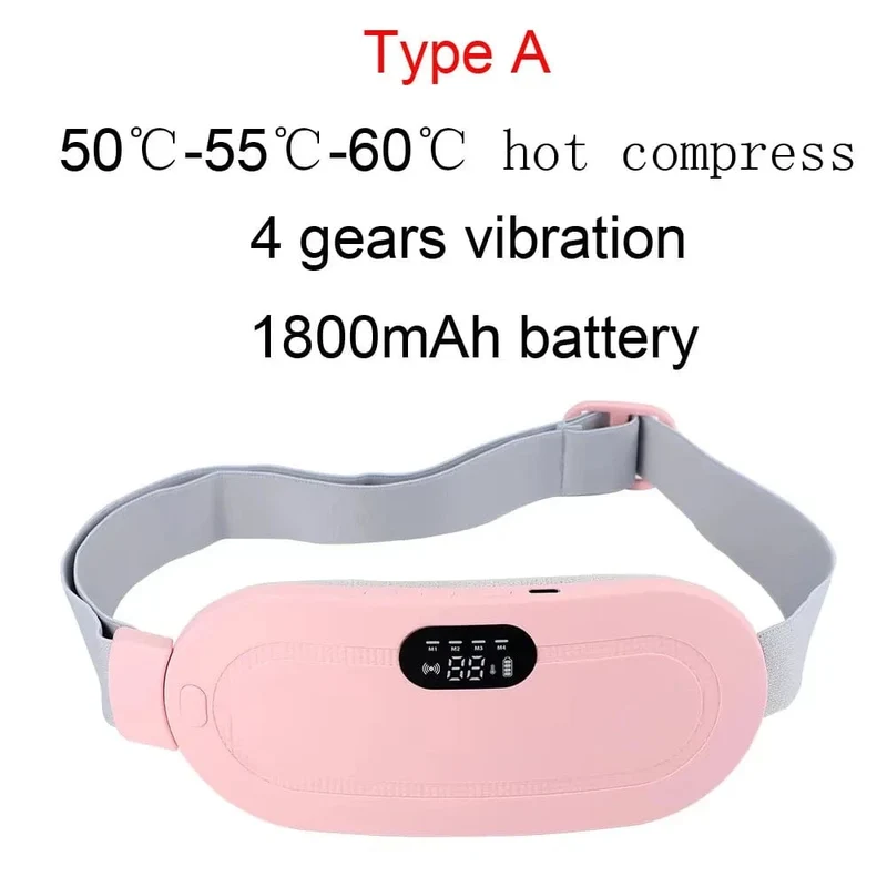 Elektrisches Menstruationskrämpfe-Massagegerät Heizkissengürtel für die weibliche Taille Bauch Warm Palace Gürtel Massagegerät Vibration