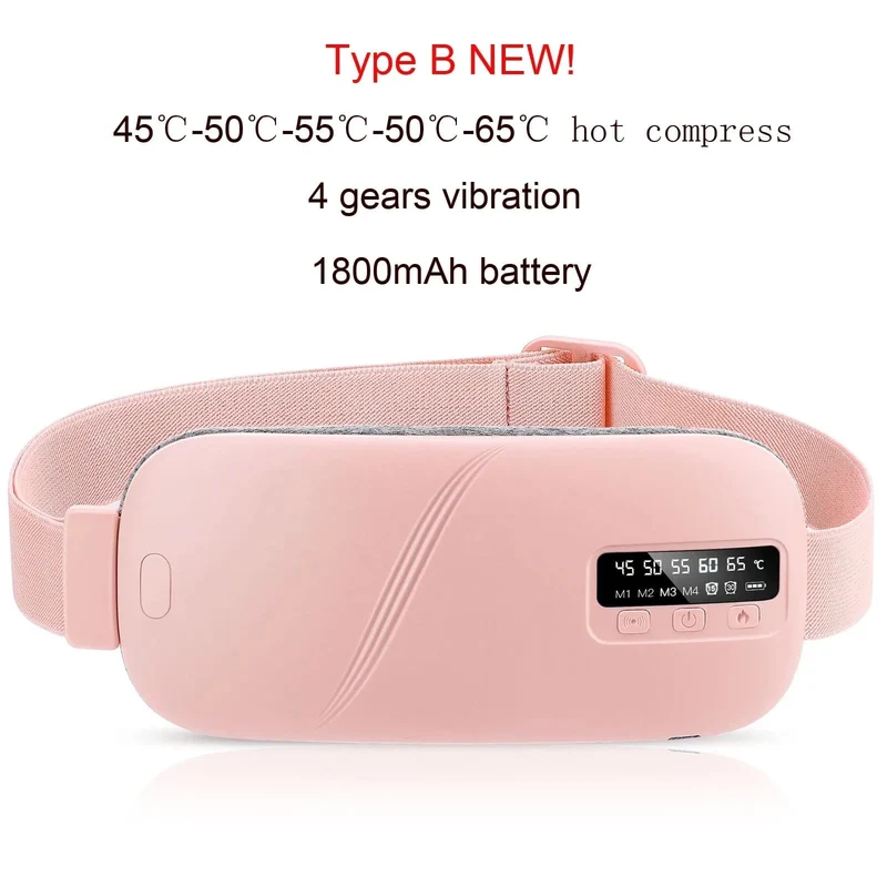 Elektrisches Menstruationskrämpfe-Massagegerät Heizkissengürtel für die weibliche Taille Bauch Warm Palace Gürtel Massagegerät Vibration
