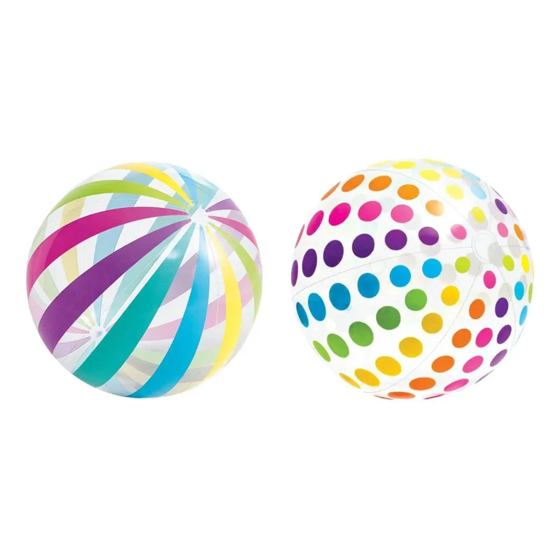 PVC-Wasserball, buntes Partyzubehör, Poolspiel, aufblasbares Schwimmbadspielzeug für Pool, Sommerparty, Urlaub zu Hause
