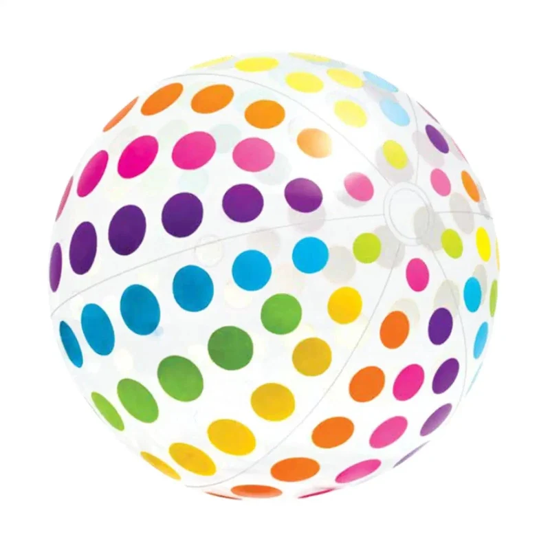 PVC-Wasserball, buntes Partyzubehör, Poolspiel, aufblasbares Schwimmbadspielzeug für Pool, Sommerparty, Urlaub zu Hause
