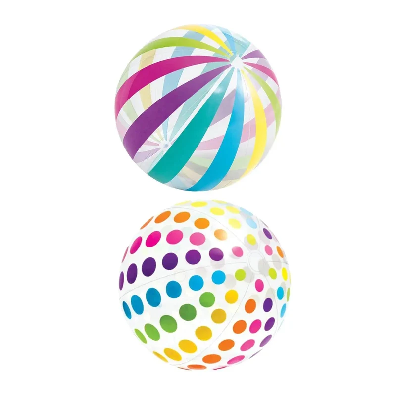 PVC-Wasserball, buntes Partyzubehör, Poolspiel, aufblasbares Schwimmbadspielzeug für Pool, Sommerparty, Urlaub zu Hause