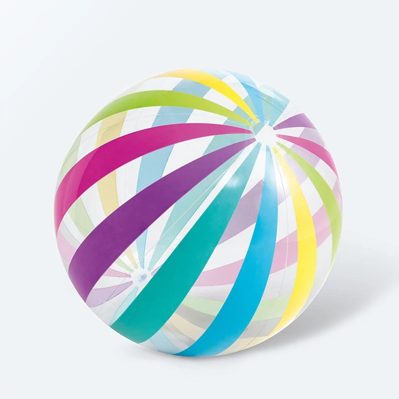 PVC-Wasserball, buntes Partyzubehör, Poolspiel, aufblasbares Schwimmbadspielzeug für Pool, Sommerparty, Urlaub zu Hause