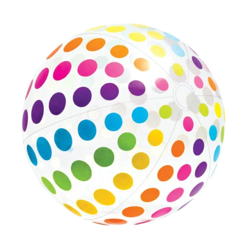 PVC-Wasserball, buntes Partyzubehör, Poolspiel, aufblasbares Schwimmbadspielzeug für Pool, Sommerparty, Urlaub zu Hause