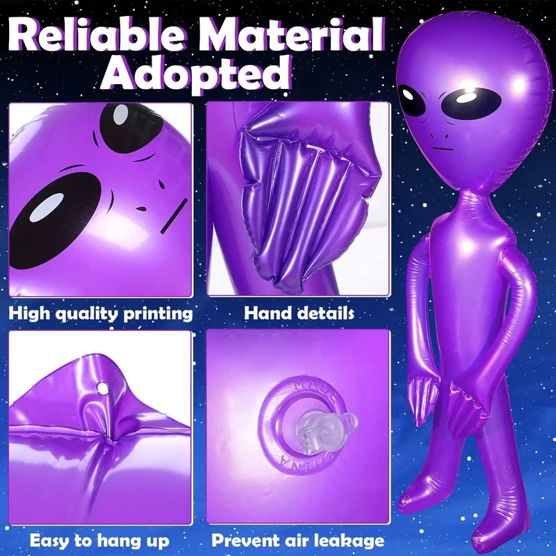 2 Stücke Aufblasbare Alien Aufblasbare Spielzeuge Für Halloween Thanksgiving Dekoration Unterhaltung Und Weihnachten Party Geschenke