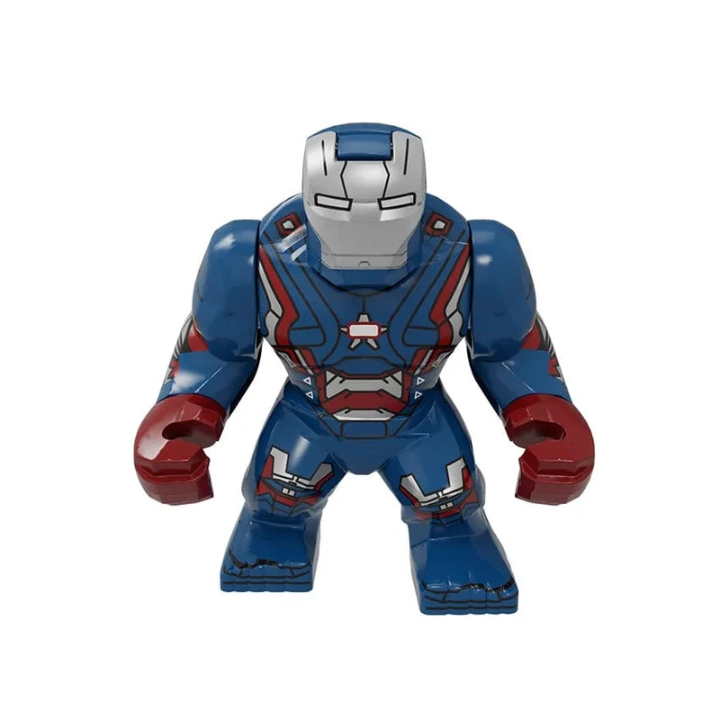 Heißer Marvel-Film Avengers DIY Superheld 3D-Modell Charakter Set Baustein Montage Spielzeug Kinder Geburtstagsgeschenk Junge Mädchen