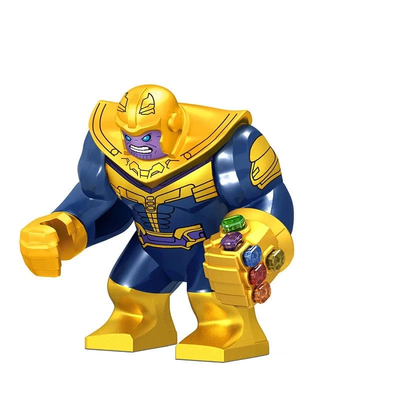 Heißer Marvel-Film Avengers DIY Superheld 3D-Modell Charakter Set Baustein Montage Spielzeug Kinder Geburtstagsgeschenk Junge Mädchen