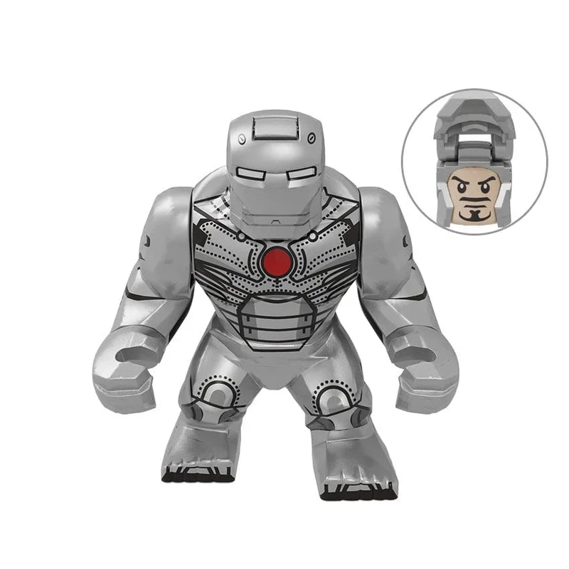 Heißer Marvel-Film Avengers DIY Superheld 3D-Modell Charakter Set Baustein Montage Spielzeug Kinder Geburtstagsgeschenk Junge Mädchen