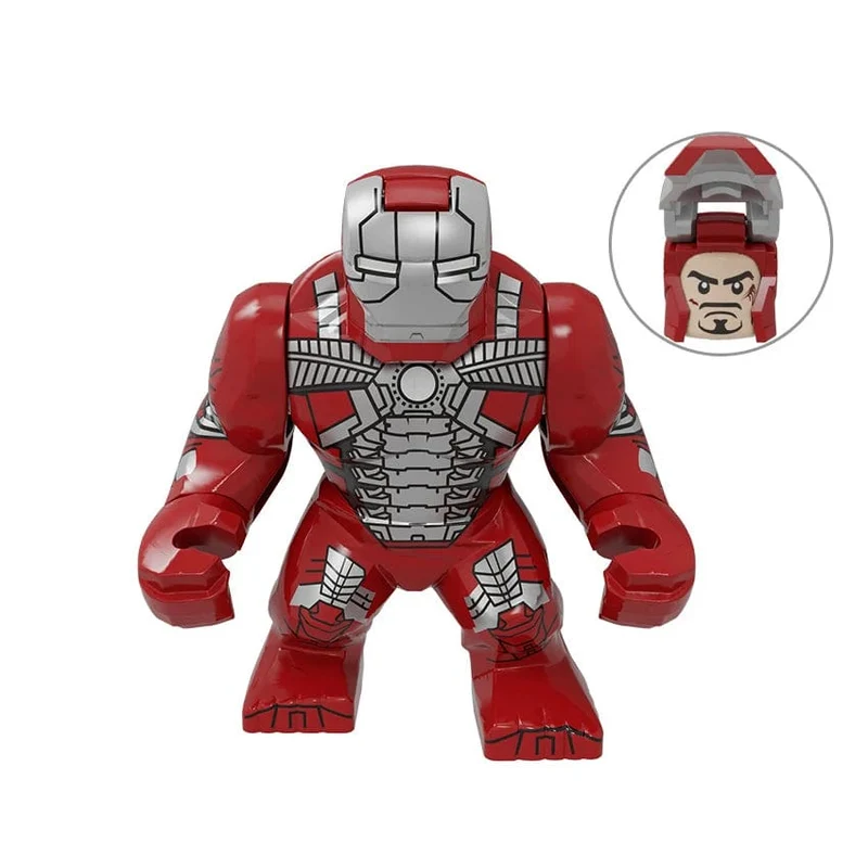 Heißer Marvel-Film Avengers DIY Superheld 3D-Modell Charakter Set Baustein Montage Spielzeug Kinder Geburtstagsgeschenk Junge Mädchen