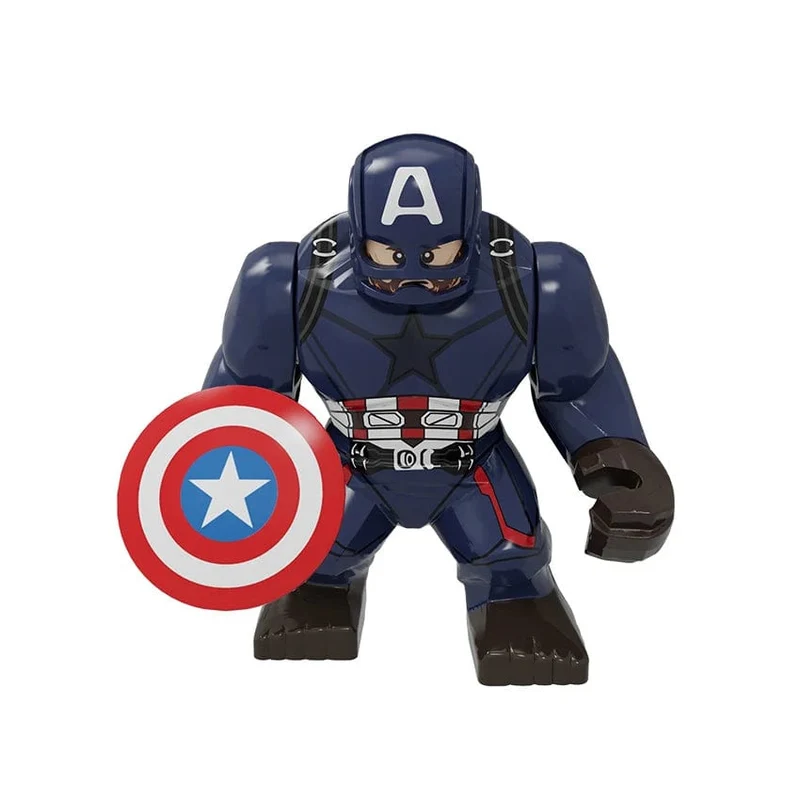 Heißer Marvel-Film Avengers DIY Superheld 3D-Modell Charakter Set Baustein Montage Spielzeug Kinder Geburtstagsgeschenk Junge Mädchen
