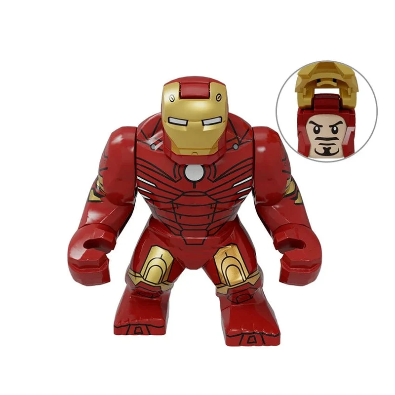 Heißer Marvel-Film Avengers DIY Superheld 3D-Modell Charakter Set Baustein Montage Spielzeug Kinder Geburtstagsgeschenk Junge Mädchen