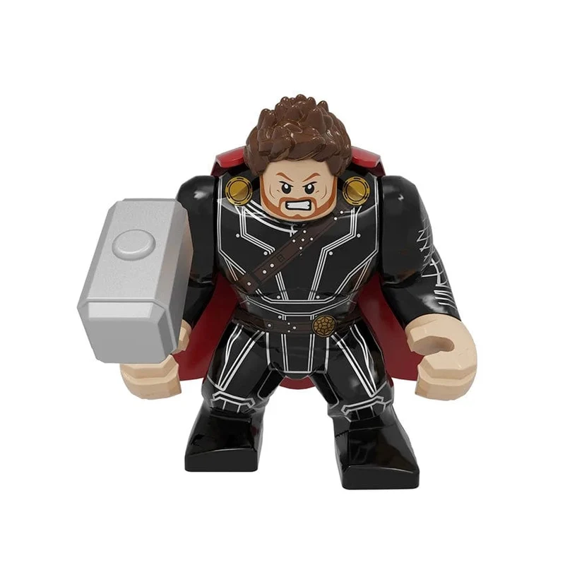 Heißer Marvel-Film Avengers DIY Superheld 3D-Modell Charakter Set Baustein Montage Spielzeug Kinder Geburtstagsgeschenk Junge Mädchen