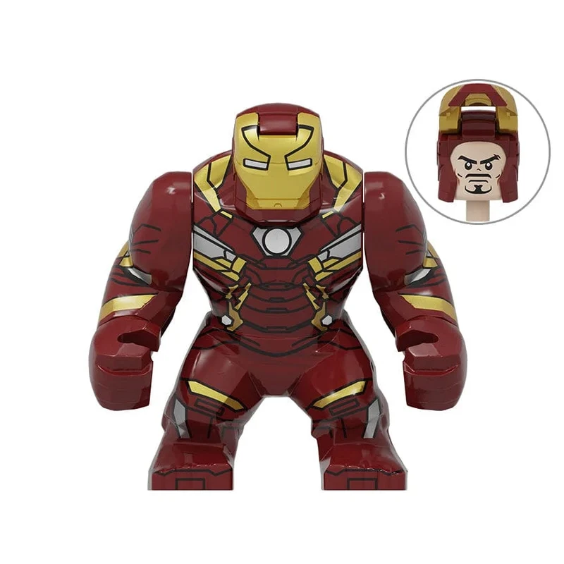 Heißer Marvel-Film Avengers DIY Superheld 3D-Modell Charakter Set Baustein Montage Spielzeug Kinder Geburtstagsgeschenk Junge Mädchen