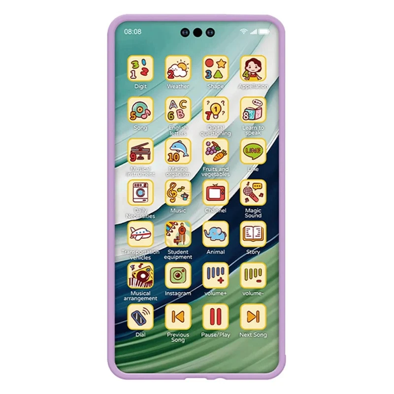 Spielzeug-Handy, Lernspielzeug, Handy, Baby, Kind, Lernspielzeug, Telefon, Handy-Modell, Spielzeug für Kinder, Geburtstag, Weihnachtsgeschenk