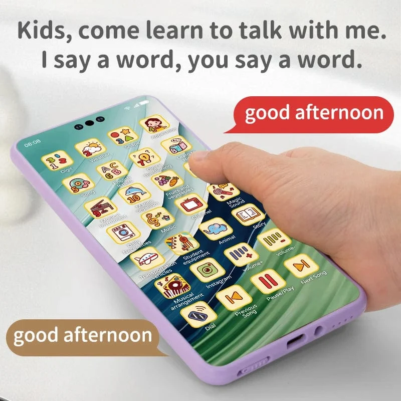 Spielzeug-Handy, Lernspielzeug, Handy, Baby, Kind, Lernspielzeug, Telefon, Handy-Modell, Spielzeug für Kinder, Geburtstag, Weihnachtsgeschenk