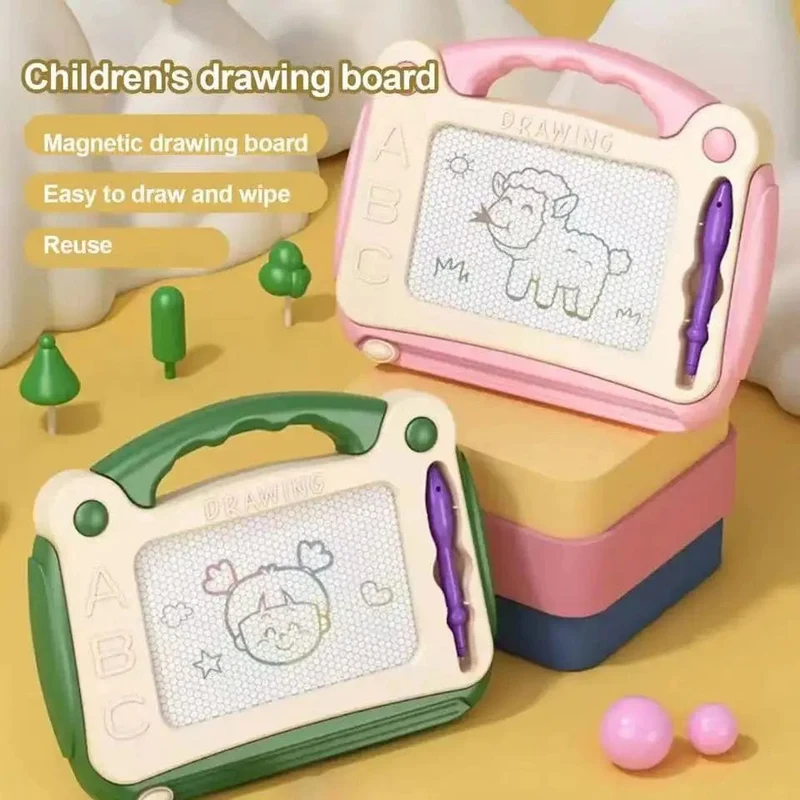 Magnetisches Zeichenbrett für Kinder, WordPad, Baby-Graffiti-Brett, Kunst, pädagogisches Zeichenspielzeug, Zeichenwerkzeug, Geschenk für Kinderspielzeug