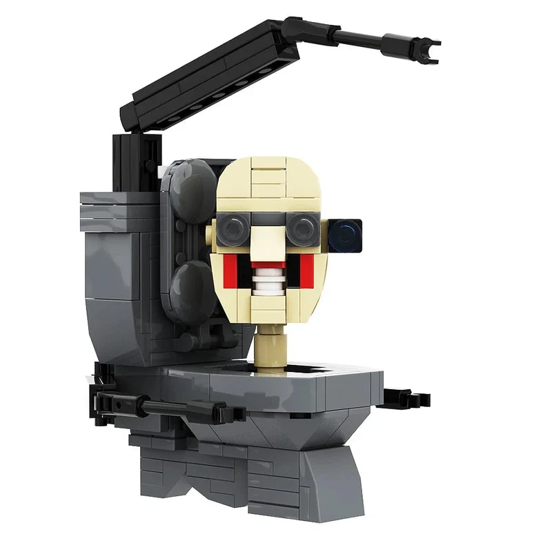 Gobricks MOC Skibidi Toilettenmann Monitor Bausteine ​​Speakerman Der Audio- und Kameramann Ski-Video-Öse Kameramann Spielzeug