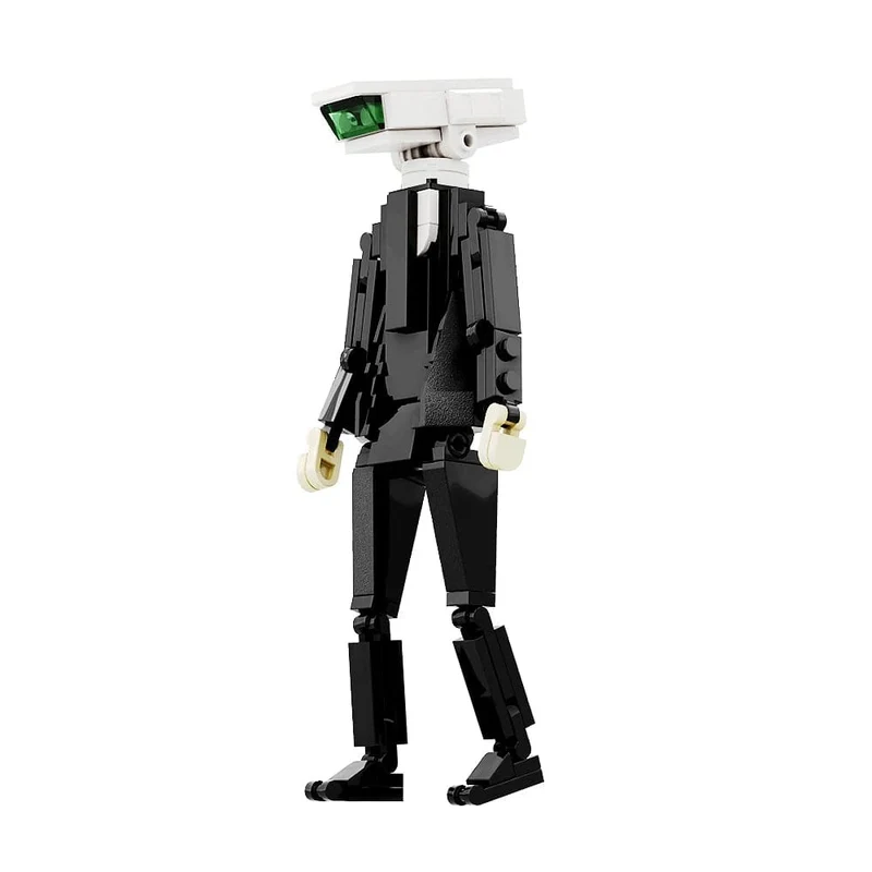 Gobricks MOC Skibidi Toilettenmann Monitor Bausteine ​​Speakerman Der Audio- und Kameramann Ski-Video-Öse Kameramann Spielzeug