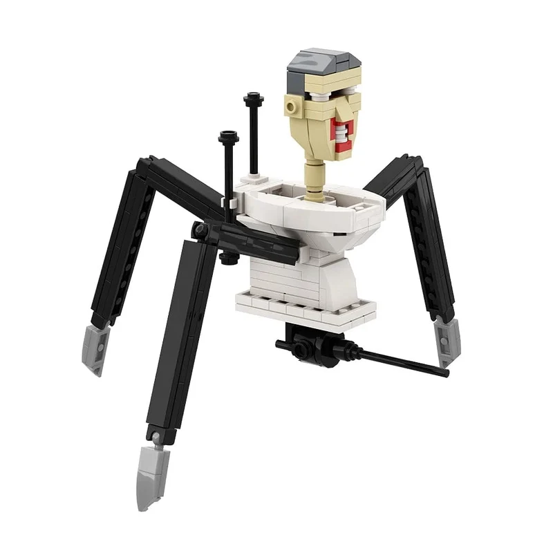 Gobricks MOC Skibidi Toilettenmann Monitor Bausteine ​​Speakerman Der Audio- und Kameramann Ski-Video-Öse Kameramann Spielzeug