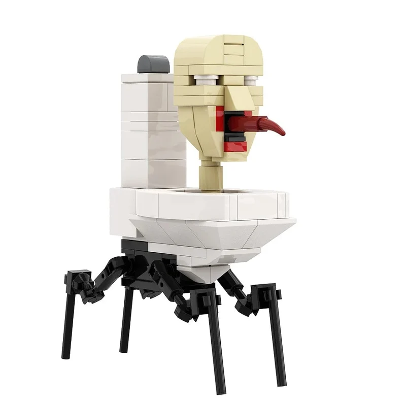 Gobricks MOC Skibidi Toilettenmann Monitor Bausteine ​​Speakerman Der Audio- und Kameramann Ski-Video-Öse Kameramann Spielzeug