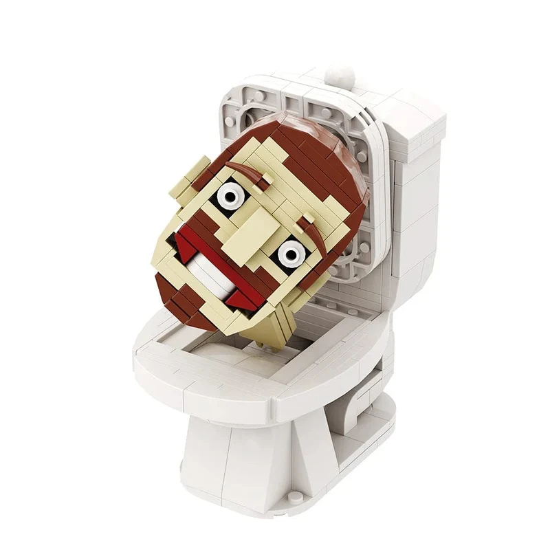 Gobricks MOC Skibidi Toilettenmann Monitor Bausteine ​​Speakerman Der Audio- und Kameramann Ski-Video-Öse Kameramann Spielzeug