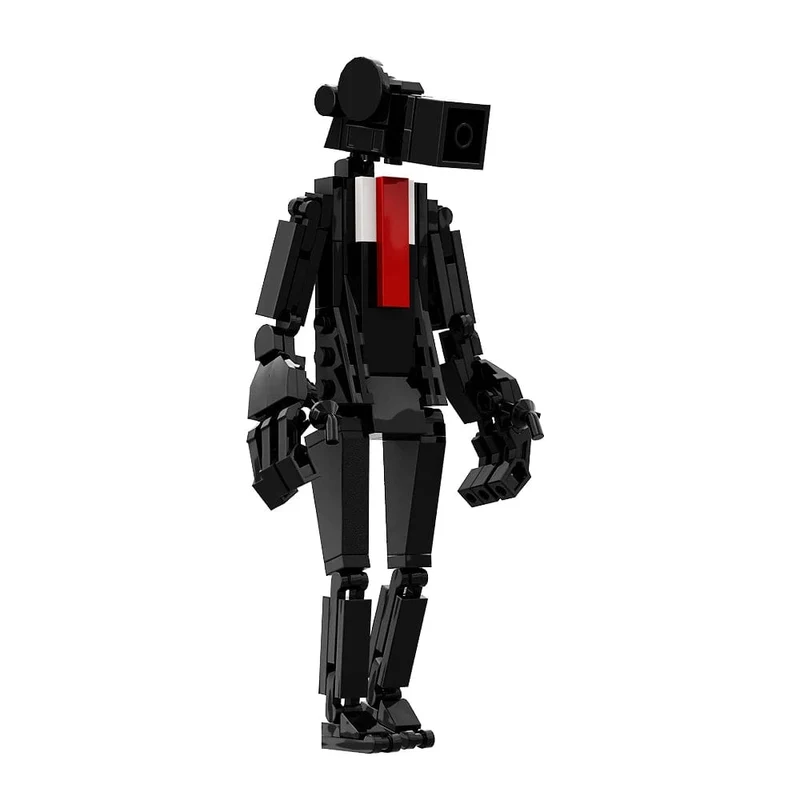 Gobricks MOC Skibidi Toilettenmann Monitor Bausteine ​​Speakerman Der Audio- und Kameramann Ski-Video-Öse Kameramann Spielzeug