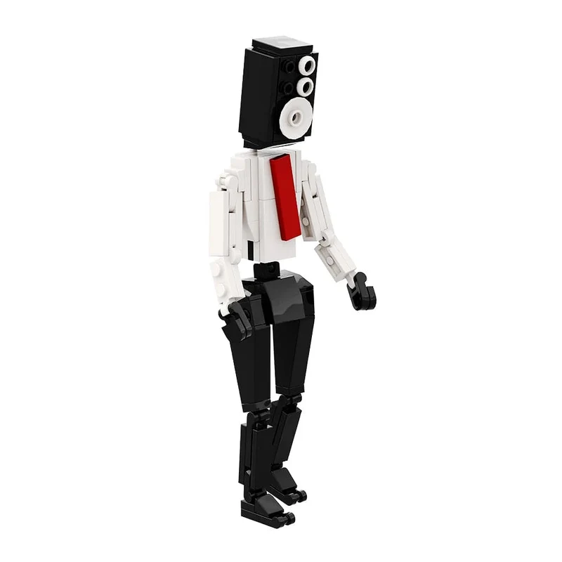 Gobricks MOC Skibidi Toilettenmann Monitor Bausteine ​​Speakerman Der Audio- und Kameramann Ski-Video-Öse Kameramann Spielzeug