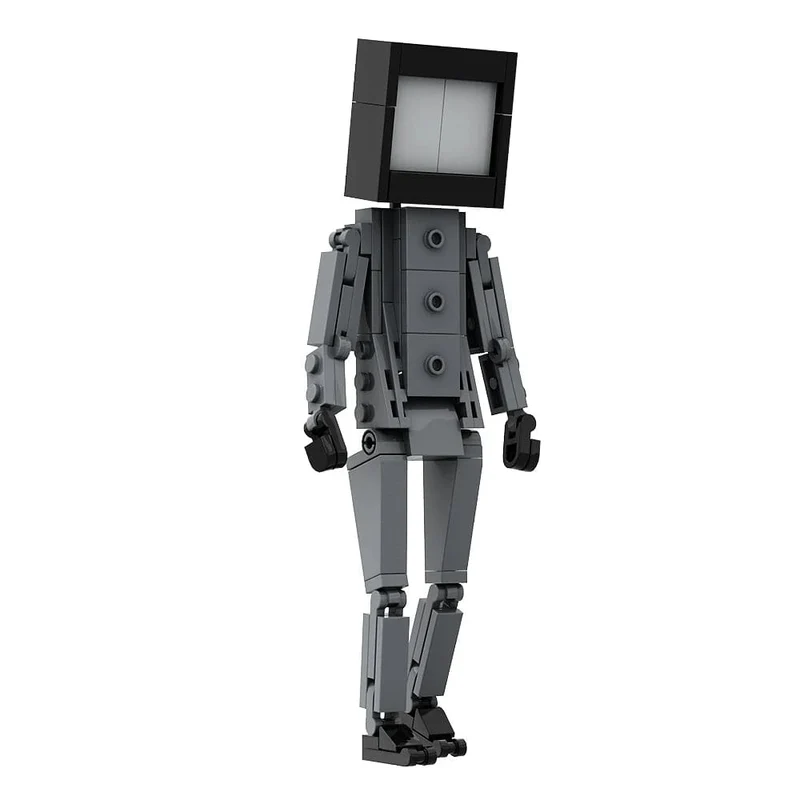 Gobricks MOC Skibidi Toilettenmann Monitor Bausteine ​​Speakerman Der Audio- und Kameramann Ski-Video-Öse Kameramann Spielzeug