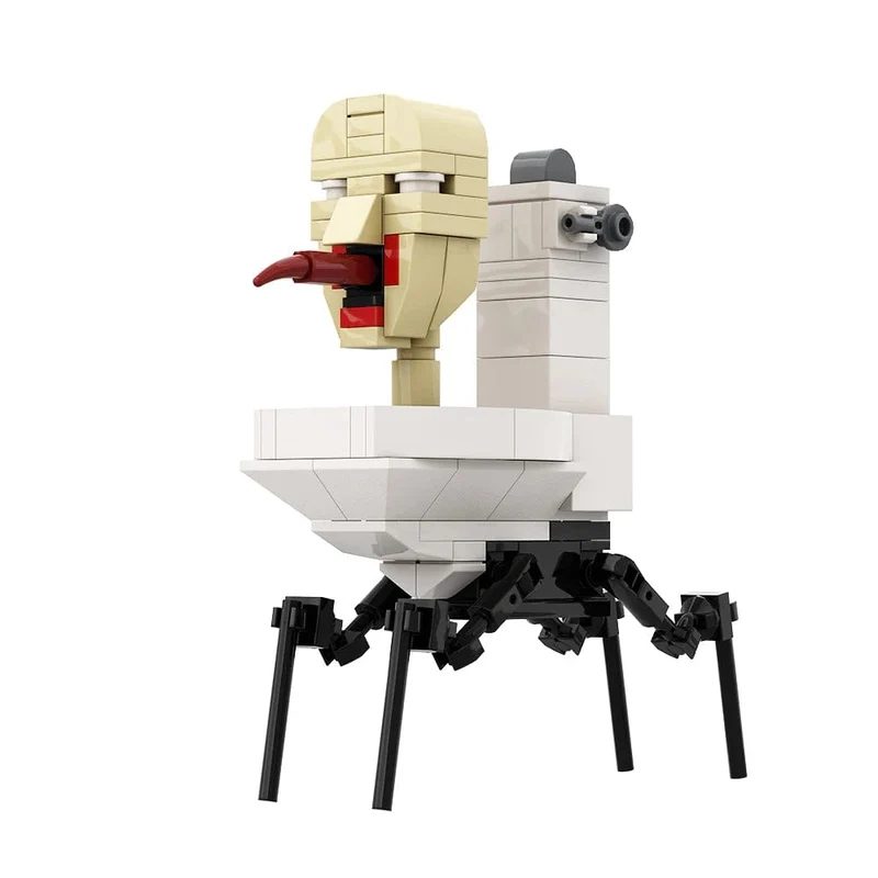 Gobricks MOC Skibidi Toilettenmann Monitor Bausteine ​​Speakerman Der Audio- und Kameramann Ski-Video-Öse Kameramann Spielzeug