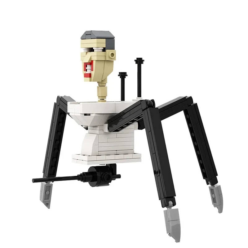 Gobricks MOC Skibidi Toilettenmann Monitor Bausteine ​​Speakerman Der Audio- und Kameramann Ski-Video-Öse Kameramann Spielzeug