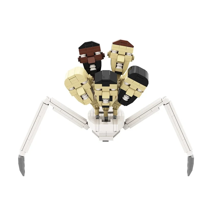 Gobricks MOC Skibidi Toilettenmann Monitor Bausteine ​​Speakerman Der Audio- und Kameramann Ski-Video-Öse Kameramann Spielzeug