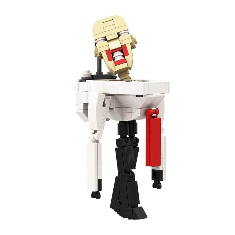 Gobricks MOC Skibidi Toilettenmann Monitor Bausteine ​​Speakerman Der Audio- und Kameramann Ski-Video-Öse Kameramann Spielzeug