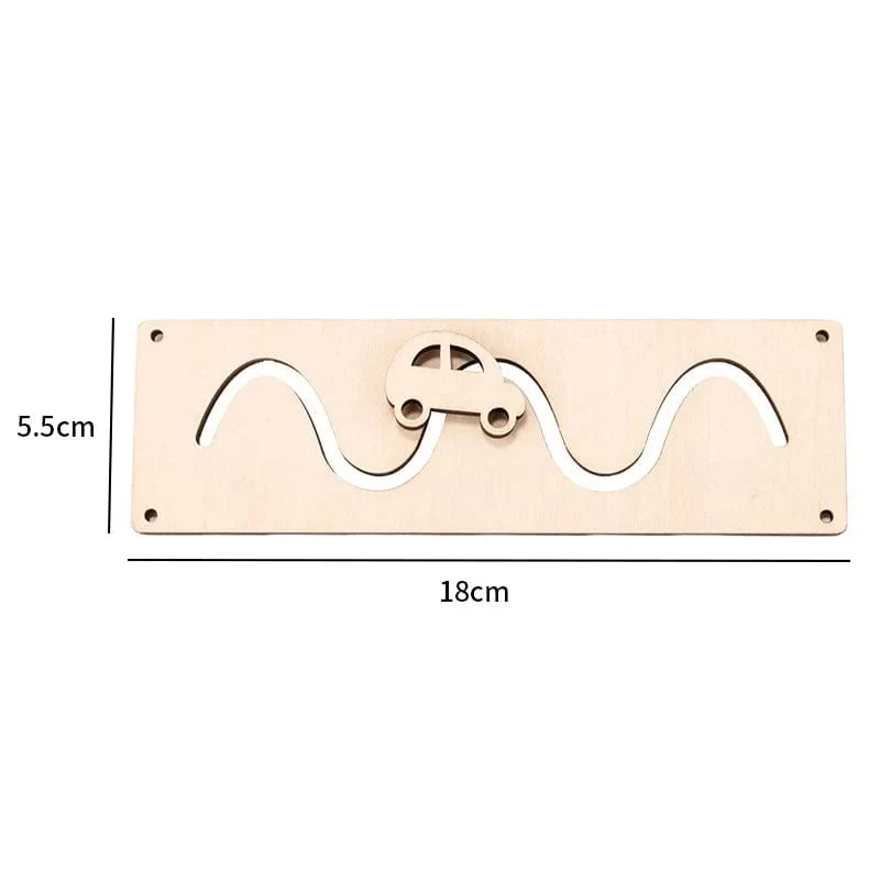 Beschäftigt Bord DIY Material Zubehör Montessori Lehrmittel Baby Frühe Bildung Lernen Geschicklichkeit Spielzeug Teil Holz Bord Spiele