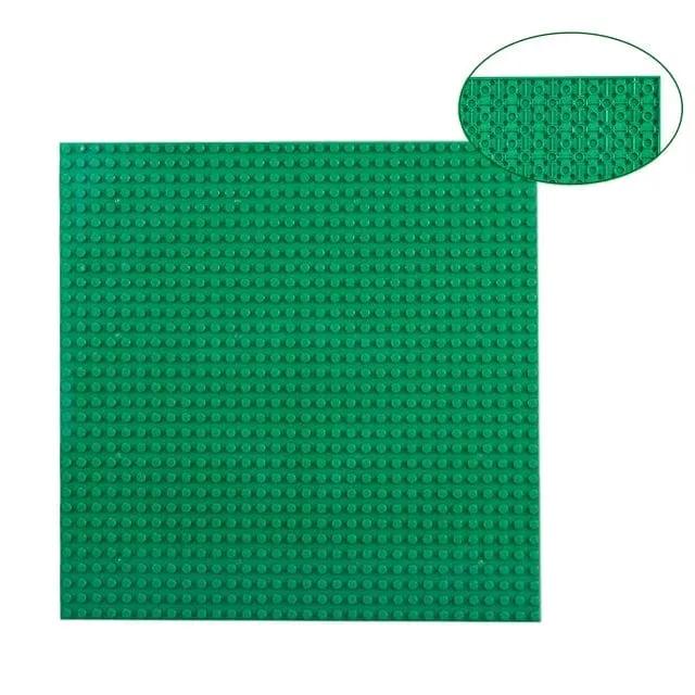 Doppelseitige 32x16 32x32 Punkte Grundplatte Klassische kleine Ziegel Grundplatten Bausteine ​​kompatible Marke Konstruktion Kinderspielzeug