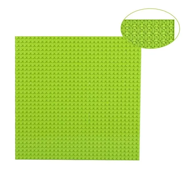 Doppelseitige 32x16 32x32 Punkte Grundplatte Klassische kleine Ziegel Grundplatten Bausteine ​​kompatible Marke Konstruktion Kinderspielzeug
