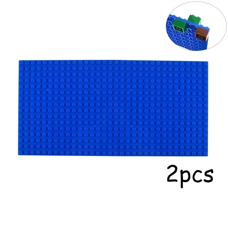 Doppelseitige 32x16 32x32 Punkte Grundplatte Klassische kleine Ziegel Grundplatten Bausteine ​​kompatible Marke Konstruktion Kinderspielzeug
