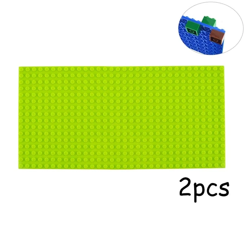 Doppelseitige 32x16 32x32 Punkte Grundplatte Klassische kleine Ziegel Grundplatten Bausteine ​​kompatible Marke Konstruktion Kinderspielzeug
