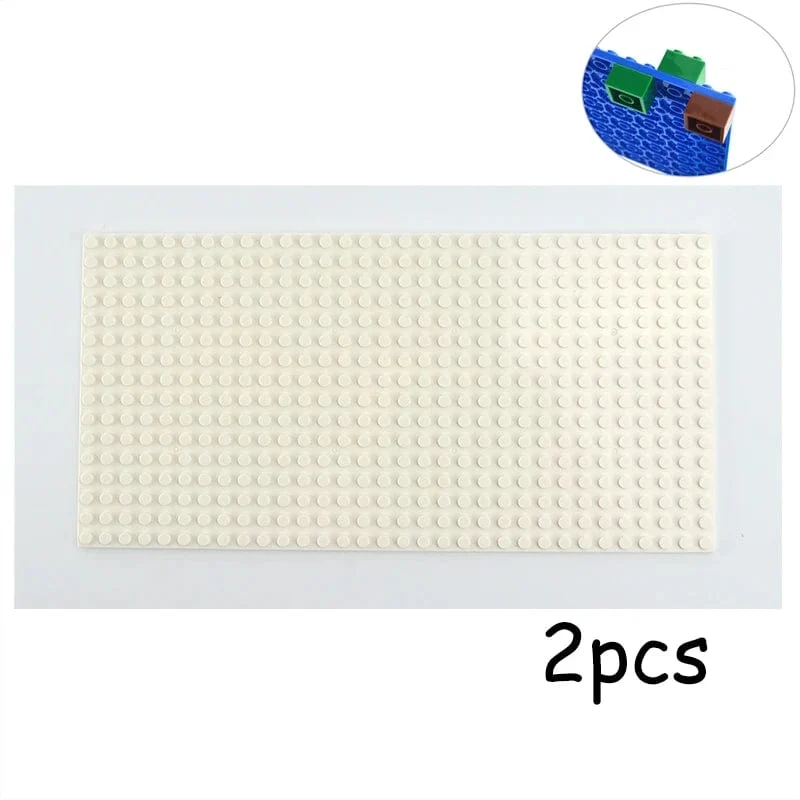 Doppelseitige 32x16 32x32 Punkte Grundplatte Klassische kleine Ziegel Grundplatten Bausteine ​​kompatible Marke Konstruktion Kinderspielzeug