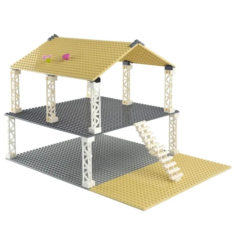 Doppelseitige 32x16 32x32 Punkte Grundplatte Klassische kleine Ziegel Grundplatten Bausteine ​​kompatible Marke Konstruktion Kinderspielzeug
