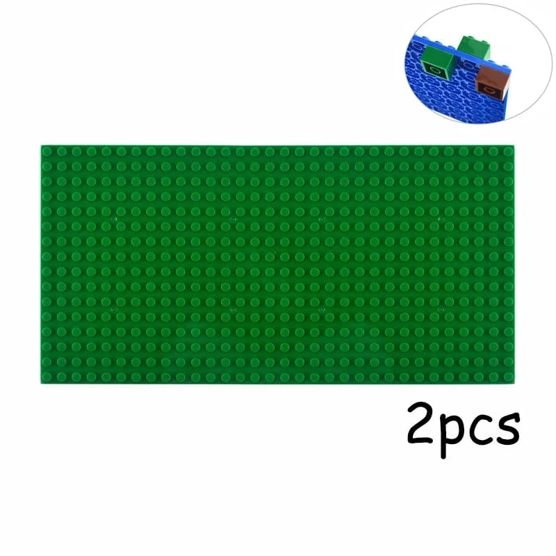Doppelseitige 32x16 32x32 Punkte Grundplatte Klassische kleine Ziegel Grundplatten Bausteine ​​kompatible Marke Konstruktion Kinderspielzeug