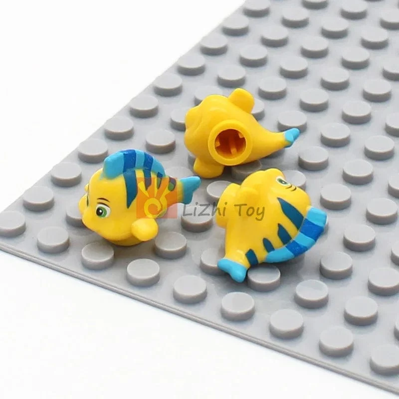 MOC Tier Figur Ziegel Bausteine ​​Pet Zoo Hund Pinguin Katze Clown Fisch Vogel Bär Fledermaus Eichhörnchen Eule DIY Modell Spielzeug Mädchen Kinder