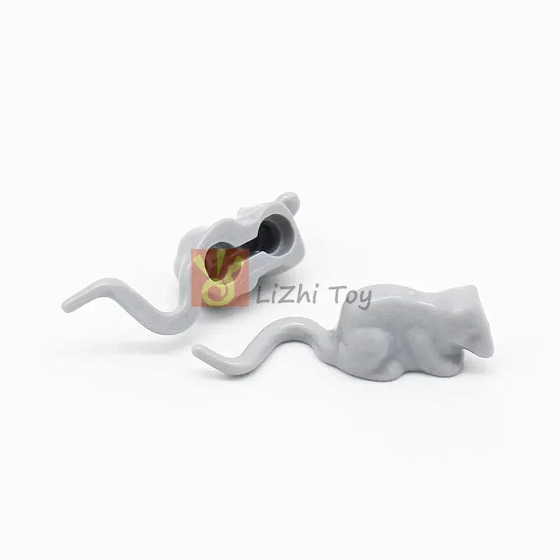 MOC Tier Figur Ziegel Bausteine ​​Pet Zoo Hund Pinguin Katze Clown Fisch Vogel Bär Fledermaus Eichhörnchen Eule DIY Modell Spielzeug Mädchen Kinder