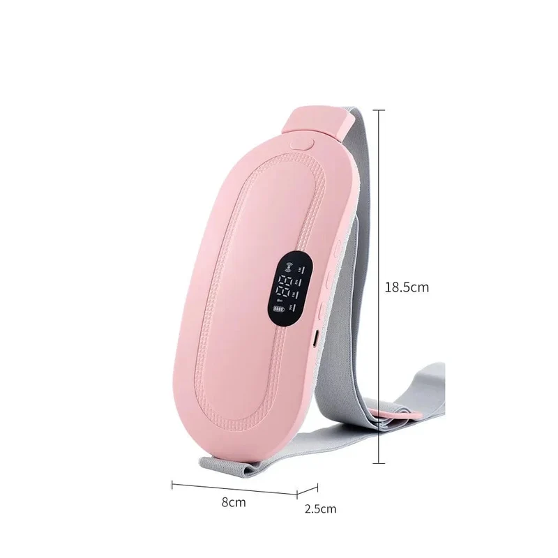 Lady Menstruations-Heizkissen Warm Palace Gürtel Linderung der Menstruation Bauch Heiße Kompresse Massagegerät Warmer Bauch Taillengürtel Elektrisch