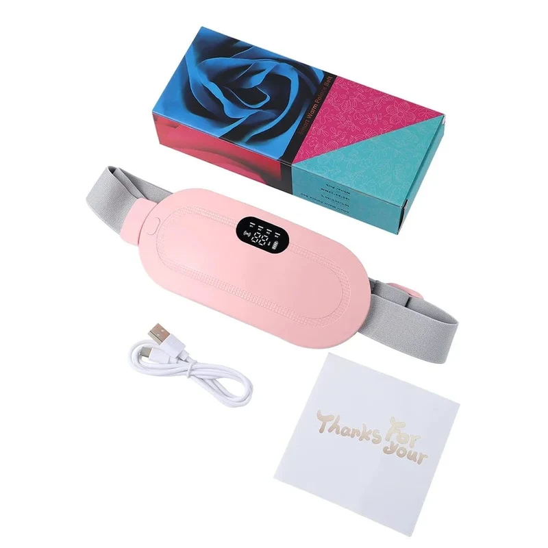 Menstruations-Heizkissen, Bauchmassagegerät, Warm Palace Belt, Taillen-Vibrationsmassagegerät zur Linderung von Krämpfen und Periodenschmerzen, Dorpship