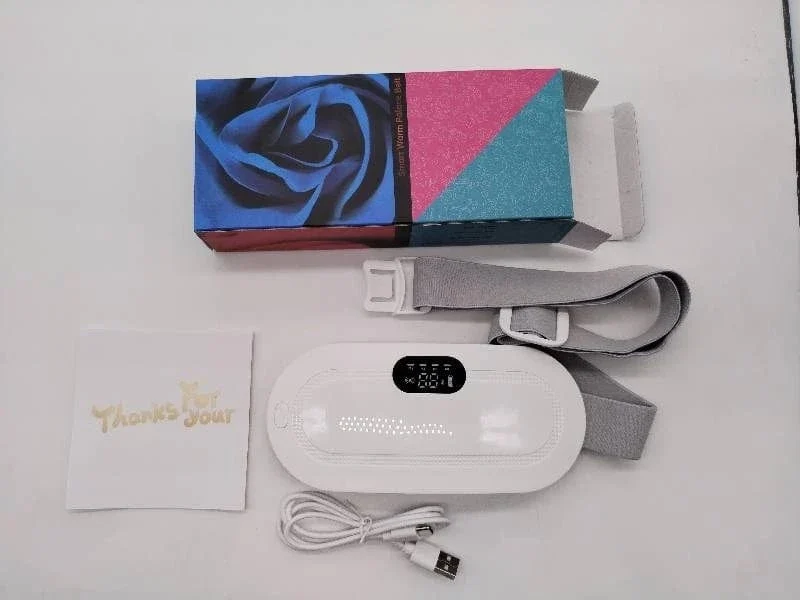 Menstruations-Heizkissen, Bauchmassagegerät, Warm Palace Belt, Taillen-Vibrationsmassagegerät zur Linderung von Krämpfen und Periodenschmerzen, Dorpship