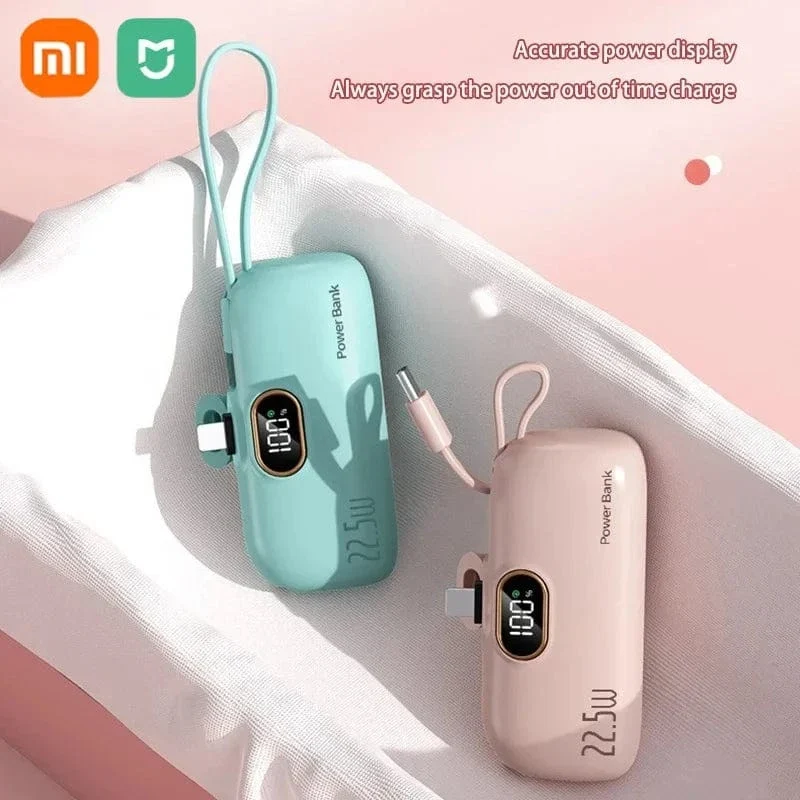 Xiaomi Mini Praktische Mobile Power Bank 30000mah Tragbare Schnelle Lade geeignet für iPhone 16 15 14 Samsung Externe Batterie