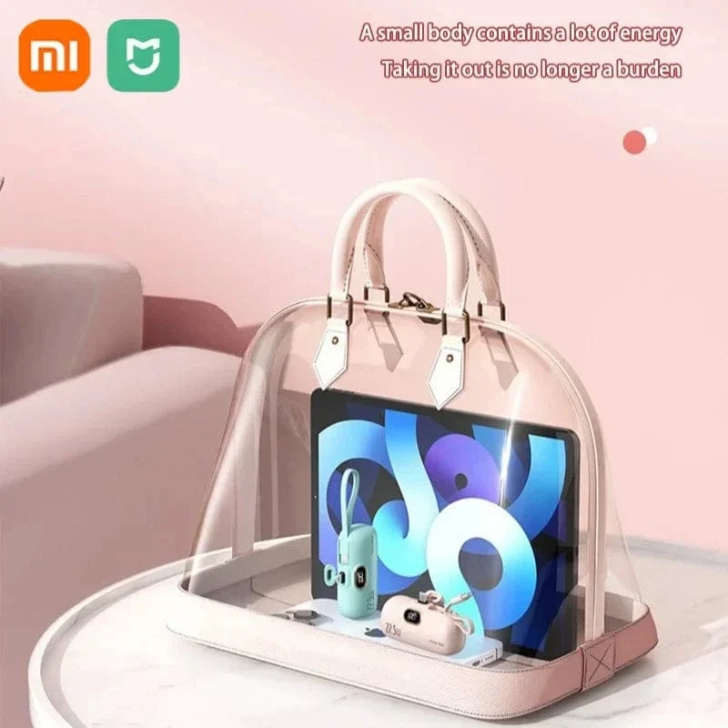 Xiaomi Mini Praktische Mobile Power Bank 30000mah Tragbare Schnelle Lade geeignet für iPhone 16 15 14 Samsung Externe Batterie
