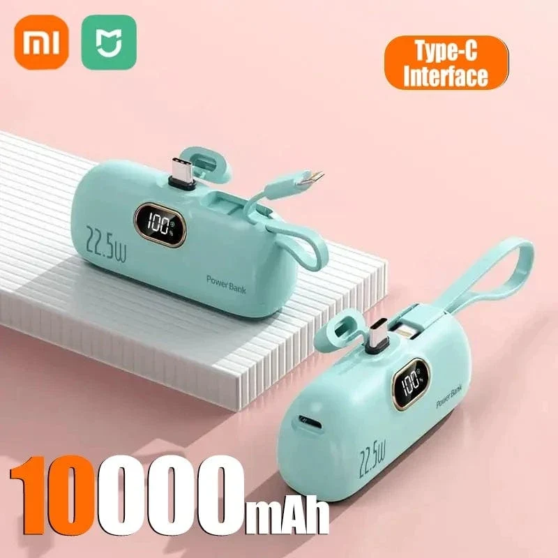 Xiaomi Mini Praktische Mobile Power Bank 30000mah Tragbare Schnelle Lade geeignet für iPhone 16 15 14 Samsung Externe Batterie